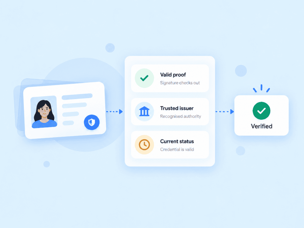 Verifiable Credentials and Blockchain: How Decentralized Identity Works