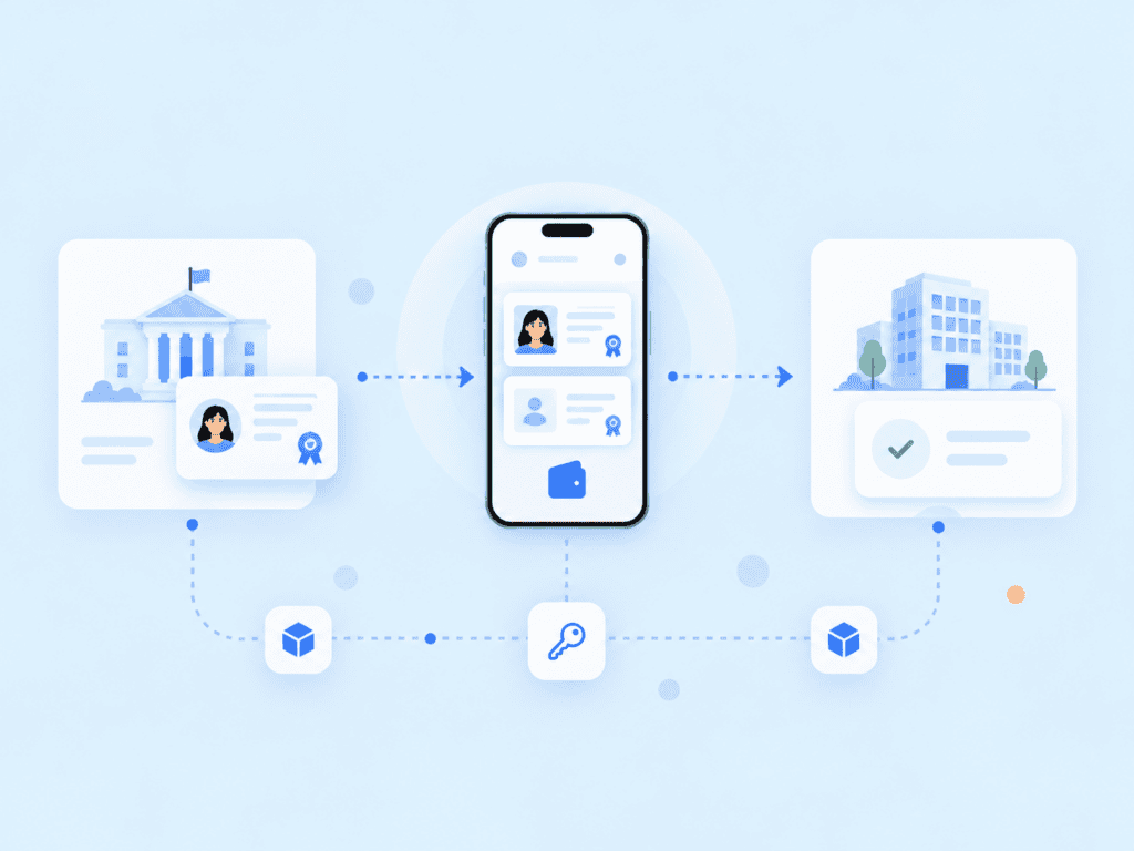Verifiable Credentials and Blockchain: How Decentralized Identity Works